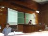 Juandie dando la primera charla: qu es GNU/Linux
